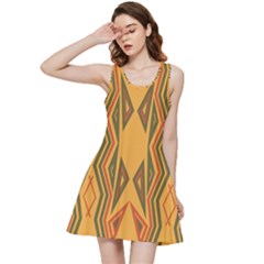 Abstract Pattern Geometric Backgrounds  Inside Out Racerback Dress by Eskimos