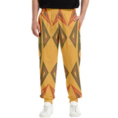 Abstract Pattern Geometric Backgrounds  Men s Elastic Waist Pants by Eskimos