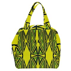 Abstract Pattern Geometric Backgrounds Boxy Hand Bag by Eskimos