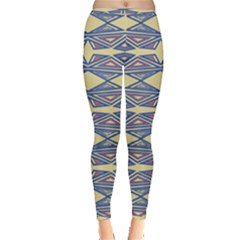 Abstract Pattern Geometric Backgrounds  Inside Out Leggings