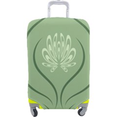 Folk Flowers Print Floral Pattern Ethnic Art Luggage Cover (large) by Eskimos