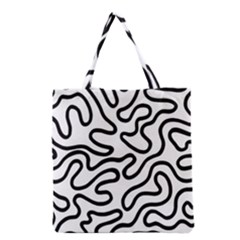 Patern Vector Grocery Tote Bag by nate14shop