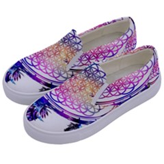 Bring Me The Horizon  Kids  Canvas Slip Ons by nate14shop