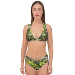 Bitter Melon Double Strap Halter Bikini Set by artworkshop