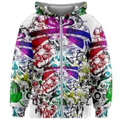 Abstrak Kids  Zipper Hoodie Without Drawstring