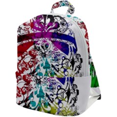 Abstrak Zip Up Backpack by nate14shop
