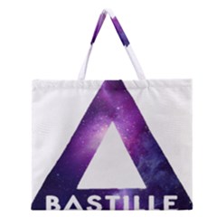 Bastille Galaksi Zipper Large Tote Bag by nate14shop