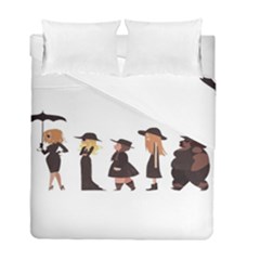 American Horror Story Cartoon Duvet Cover Double Side (full/ Double Size) by nate14shop