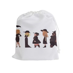 American Horror Story Cartoon Drawstring Pouch (xl) by nate14shop