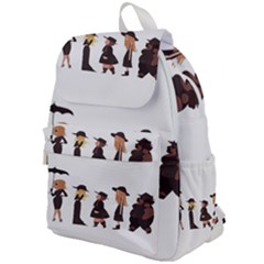 American Horror Story Cartoon Top Flap Backpack by nate14shop