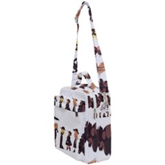 American Horror Story Cartoon Crossbody Day Bag by nate14shop