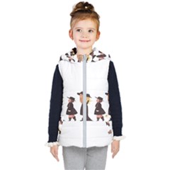 American Horror Story Cartoon Kids  Hooded Puffer Vest by nate14shop