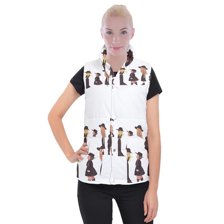 American Horror Story Cartoon Women s Button Up Vest