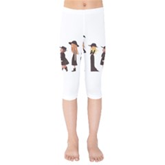 American Horror Story Cartoon Kids  Capri Leggings  by nate14shop