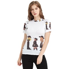 American Horror Story Cartoon Women s Short Sleeve Rash Guard by nate14shop