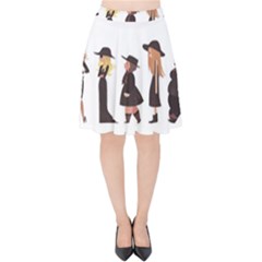 American Horror Story Cartoon Velvet High Waist Skirt by nate14shop