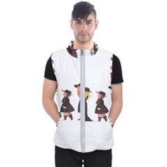 American Horror Story Cartoon Men s Puffer Vest by nate14shop