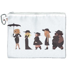 American Horror Story Cartoon Canvas Cosmetic Bag (xxl) by nate14shop