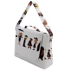 American Horror Story Cartoon Box Up Messenger Bag by nate14shop