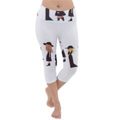 American Horror Story Cartoon Lightweight Velour Capri Yoga Leggings by nate14shop