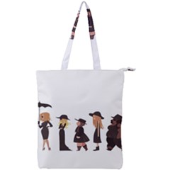 American Horror Story Cartoon Double Zip Up Tote Bag by nate14shop