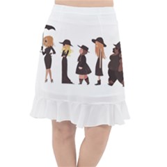 American Horror Story Cartoon Fishtail Chiffon Skirt by nate14shop