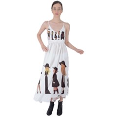 American Horror Story Cartoon Tie Back Maxi Dress by nate14shop