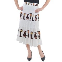 American Horror Story Cartoon Midi Mermaid Skirt by nate14shop