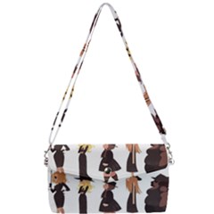 American Horror Story Cartoon Removable Strap Clutch Bag by nate14shop