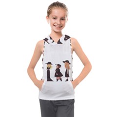 American Horror Story Cartoon Kids  Sleeveless Hoodie by nate14shop