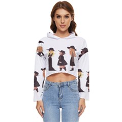 American Horror Story Cartoon Women s Lightweight Cropped Hoodie by nate14shop