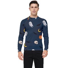 Halloween Men s Long Sleeve Rash Guard by nate14shop