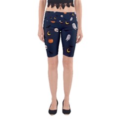 Halloween Yoga Cropped Leggings by nate14shop