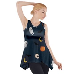 Halloween Side Drop Tank Tunic