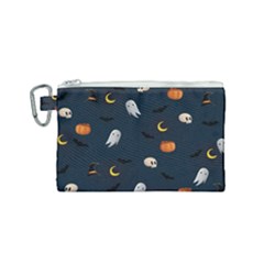 Halloween Canvas Cosmetic Bag (small) by nate14shop