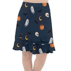 Halloween Fishtail Chiffon Skirt by nate14shop