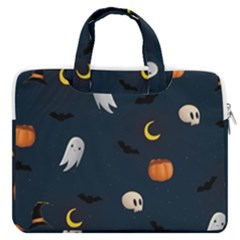 Halloween Macbook Pro13  Double Pocket Laptop Bag by nate14shop