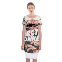 Arctic Monkeys Colorful Classic Short Sleeve Midi Dress by nate14shop