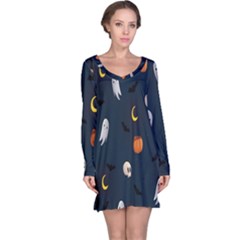 Halloween Long Sleeve Nightdress by nate14shop