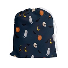 Halloween Drawstring Pouch (2xl) by nate14shop