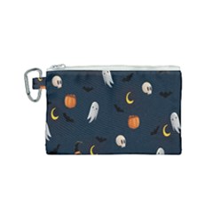 Halloween Canvas Cosmetic Bag (small) by nate14shop