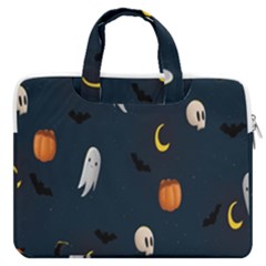 Halloween Macbook Pro13  Double Pocket Laptop Bag by nate14shop