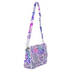 Piere Veil Shoulder Bag With Back Zipper by nate14shop