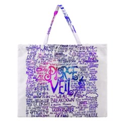 Piere Veil Zipper Large Tote Bag