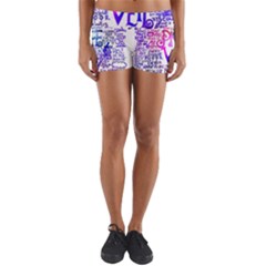 Piere Veil Yoga Shorts by nate14shop