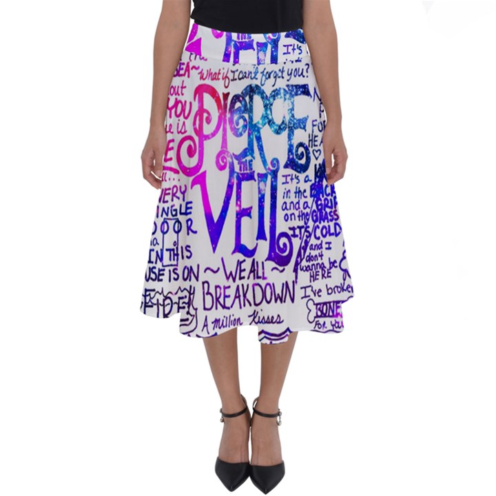 Piere Veil Perfect Length Midi Skirt