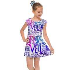 Piere Veil Kids  Cap Sleeve Dress by nate14shop