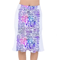 Piere Veil Short Mermaid Skirt by nate14shop