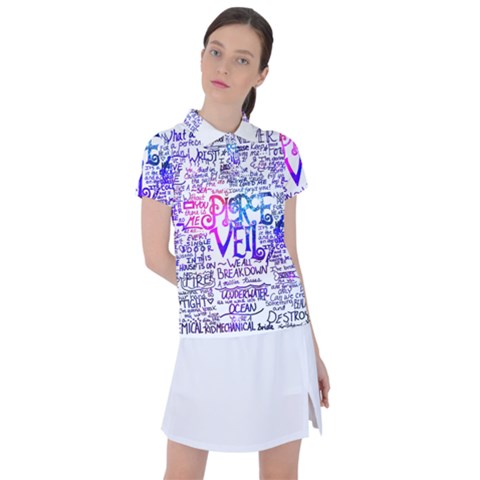 Piere Veil Women s Polo Tee by nate14shop