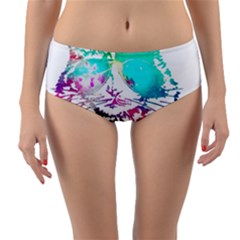 Check Meowt Reversible Mid-waist Bikini Bottoms by nate14shop